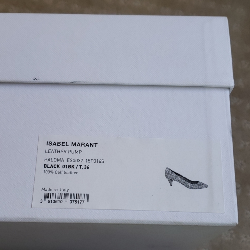 Isabel Marant Paloma Leather Pumps - Picture 8 of 8